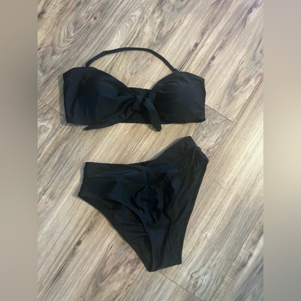 Blooming Jelly High Waisted Bikini Sets Two Piece swimsuit sz L (one strap) - Picture 7 of 12